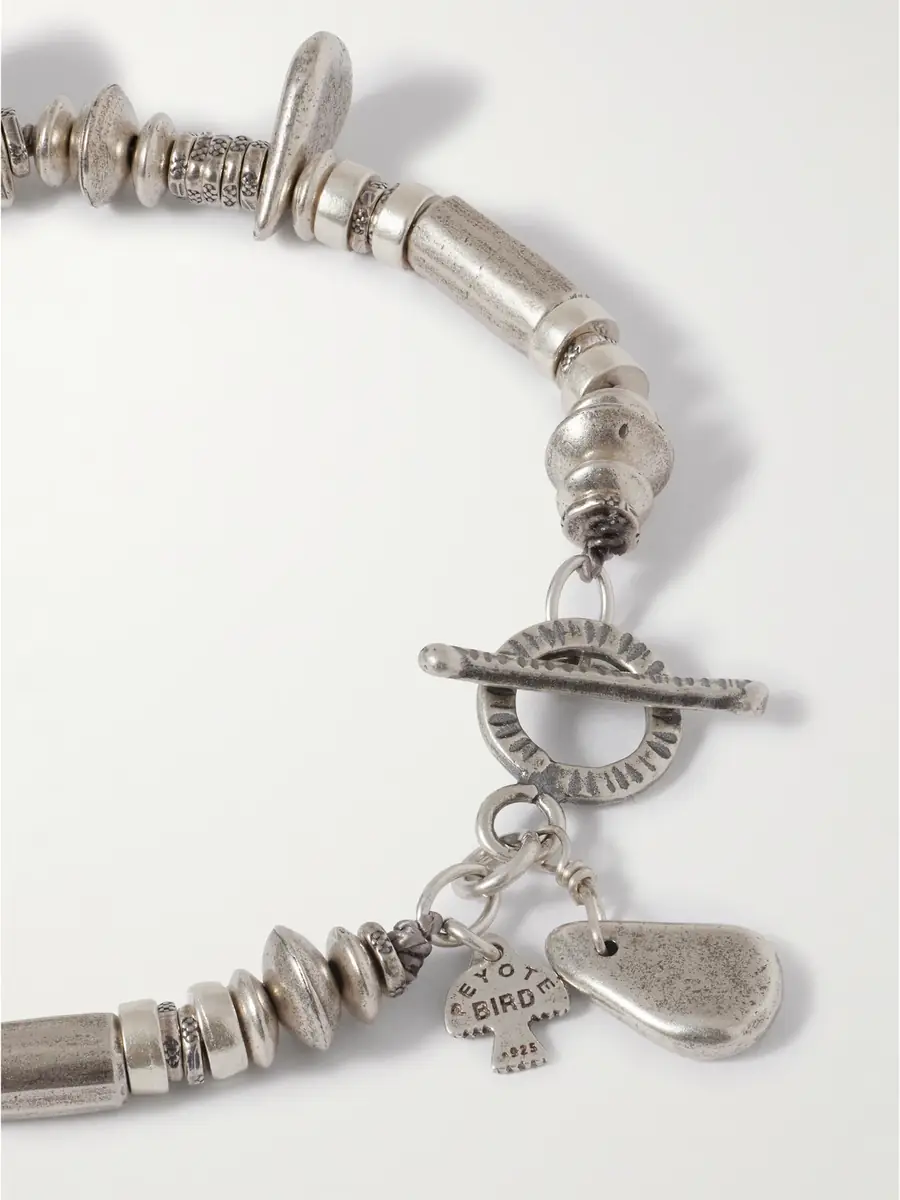 Peyote Bird Platero Sterling Silver Multi-Stone Beaded Bracelet - Men | Thumbnail 3 Peyote Bird Platero Sterling Silver Multi-Stone Beaded Bracelet - Men | Thumbnail 3