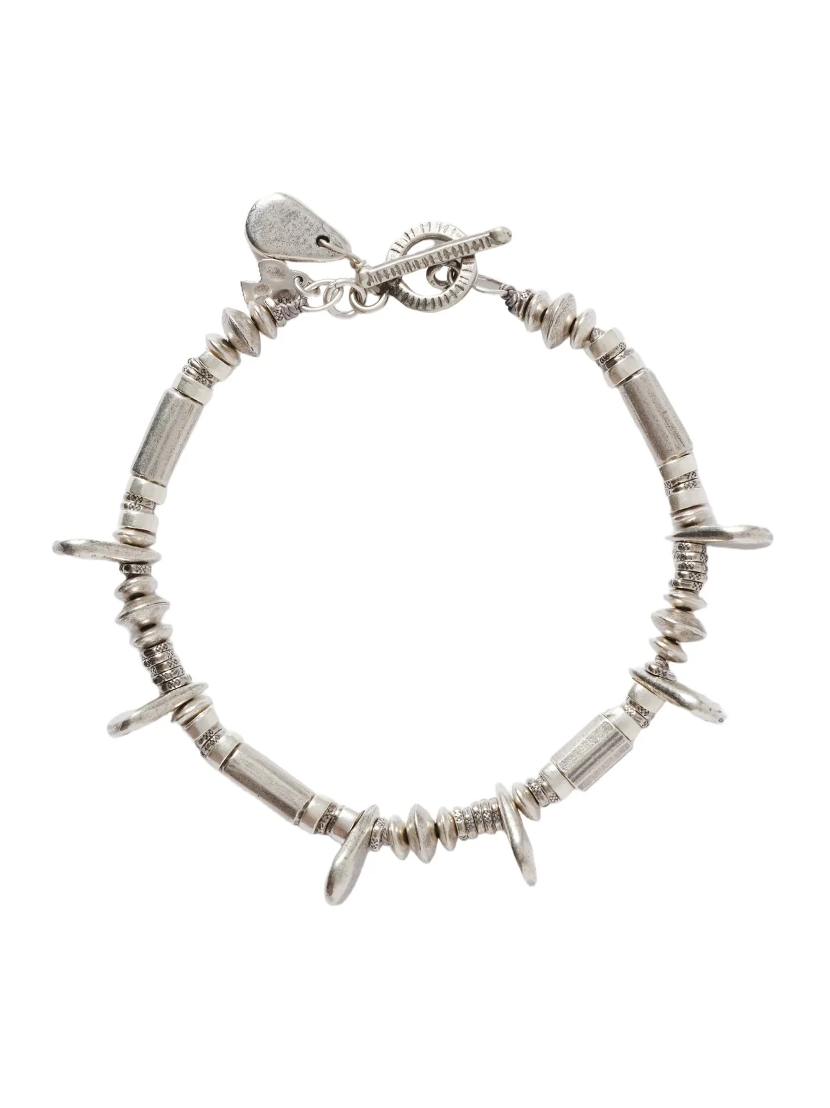 Platero Sterling Silver Multi-Stone Beaded Bracelet - Men