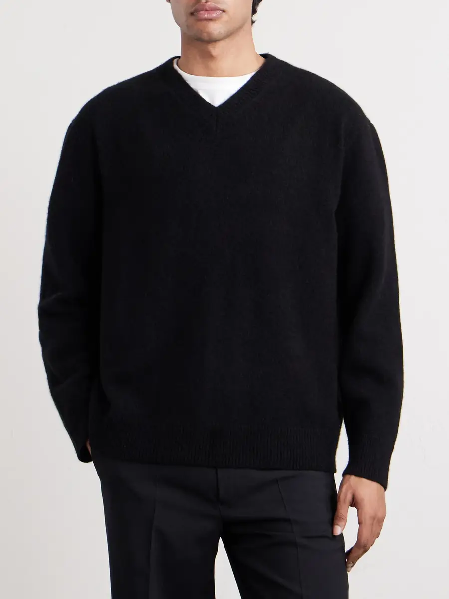 The Elder Statesman Statesman Cashmere Sweater - Men | Thumbnail 3 The Elder Statesman Statesman Cashmere Sweater - Men | Thumbnail 3