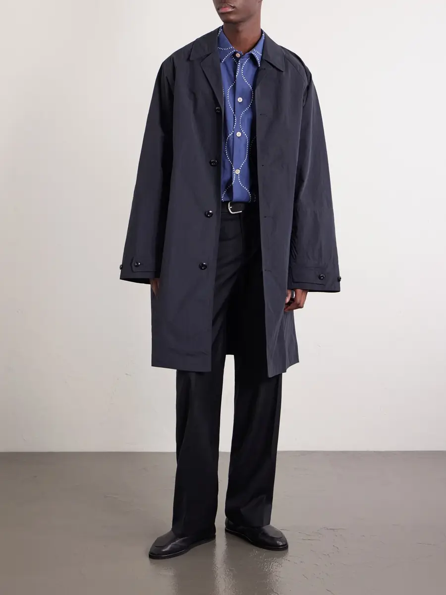 A Kind Of Guise Serrara Mac Recycled Taffeta Coat - Men | Thumbnail 2