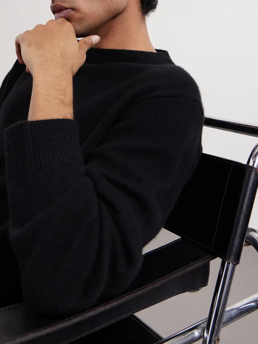 The Elder Statesman Statesman Cashmere Sweater - Men | Thumbnail 5 The Elder Statesman Statesman Cashmere Sweater - Men | Thumbnail 5