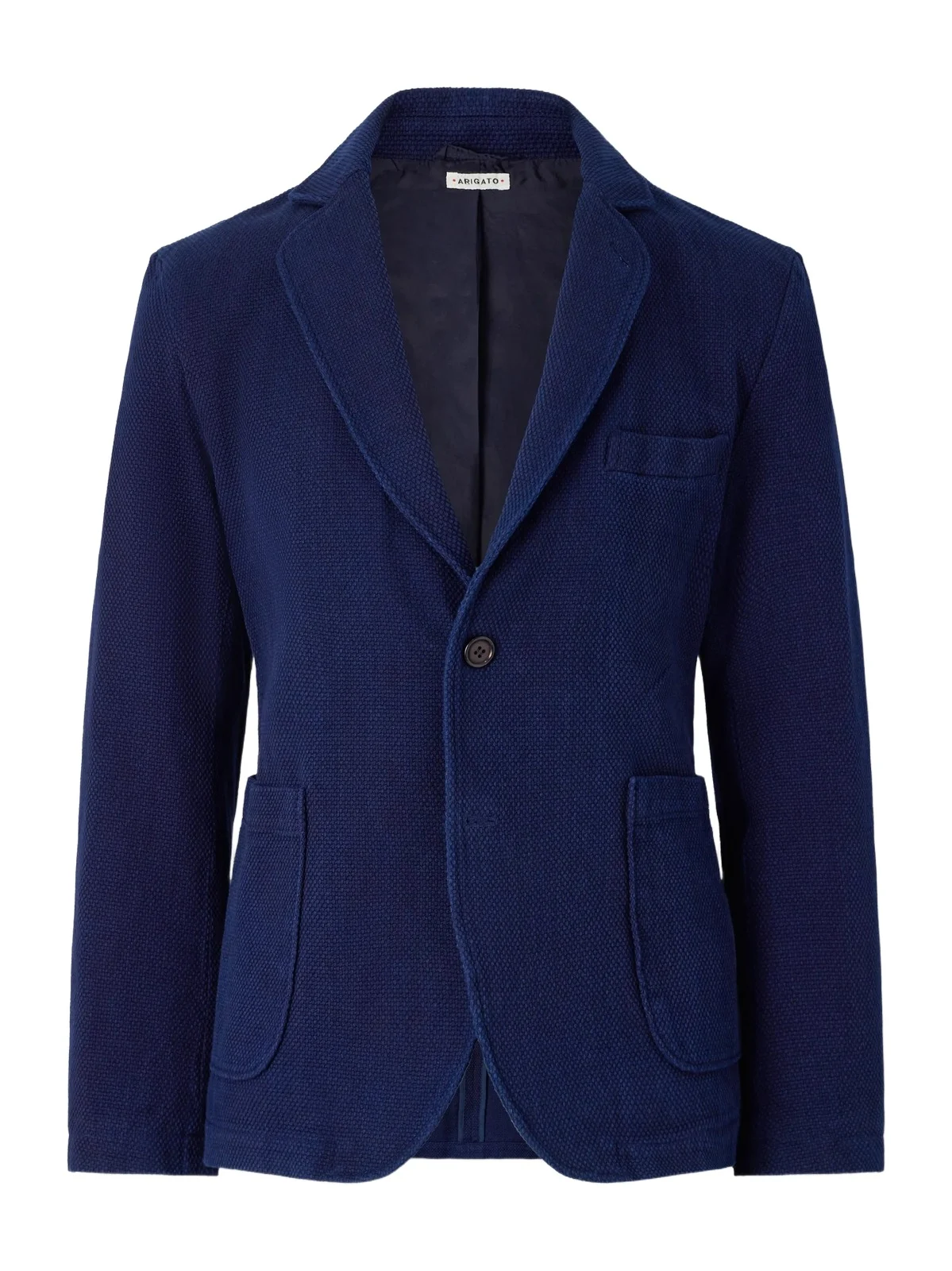Sashiko Cotton-Piqué Blazer - Men Sashiko Cotton-Piqué Blazer - Men