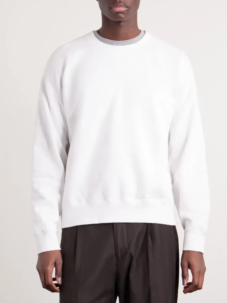 Visvim Jumbo SB Cotton-Jersey Sweatshirt - Men | Thumbnail 3