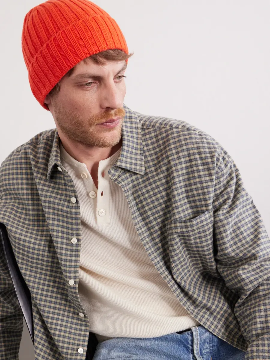 MR P. Cairn Ribbed Cashmere Beanie - Men | Thumbnail 4