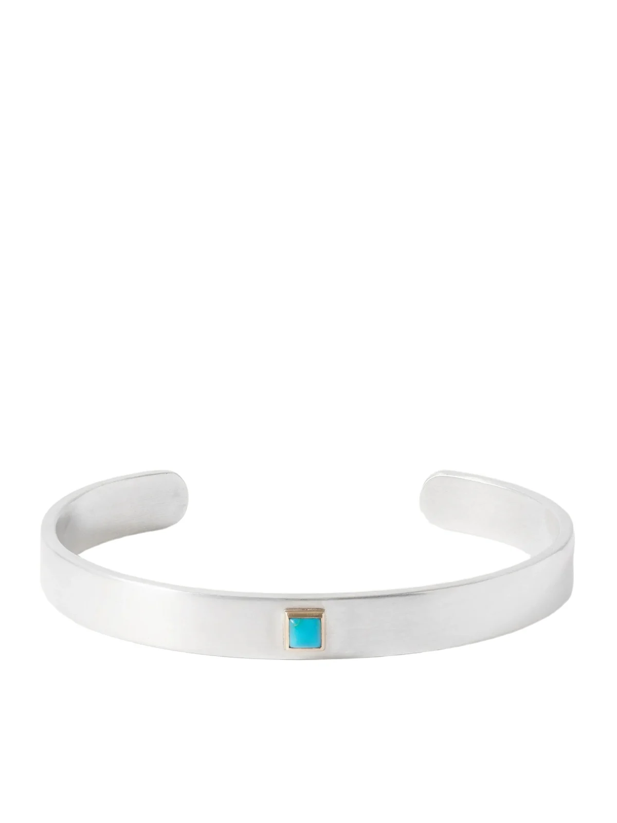 Azul Sterling Silver, 14-Karat Gold and Turquoise Cuff - Men Azul Sterling Silver, 14-Karat Gold and Turquoise Cuff - Men