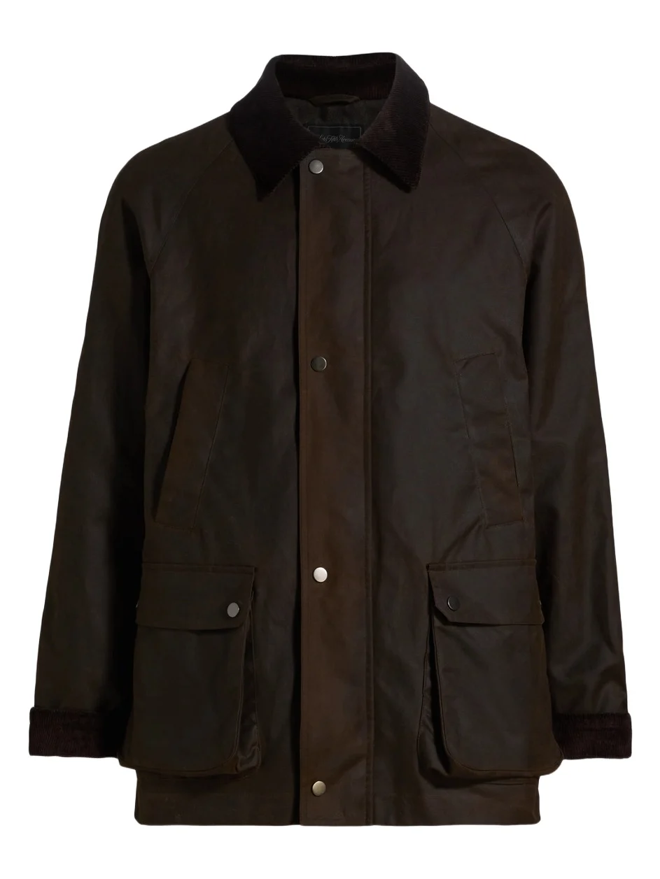Men's COLLECTION British Waxed Cotton Canvas Jacket