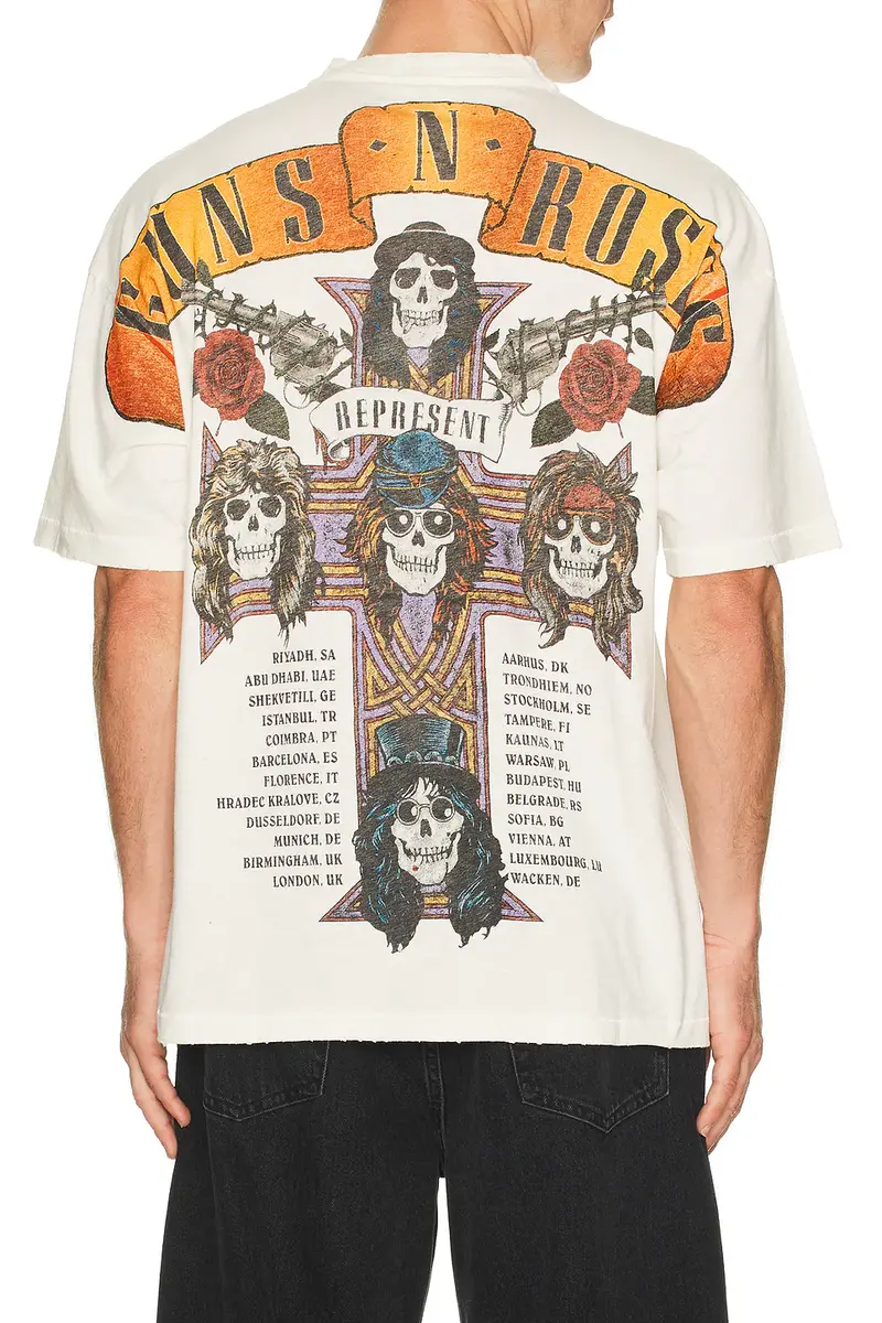 REPRESENT x Guns N' Roses Tour T-Shirt | Thumbnail 3