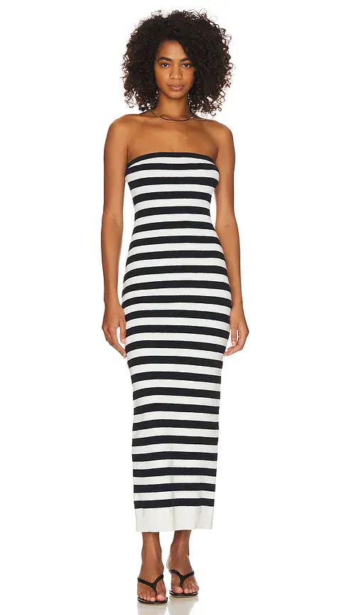GRLFRND Paricia Striped Tube Maxi Dress | Image 1 GRLFRND Paricia Striped Tube Maxi Dress | Image 1