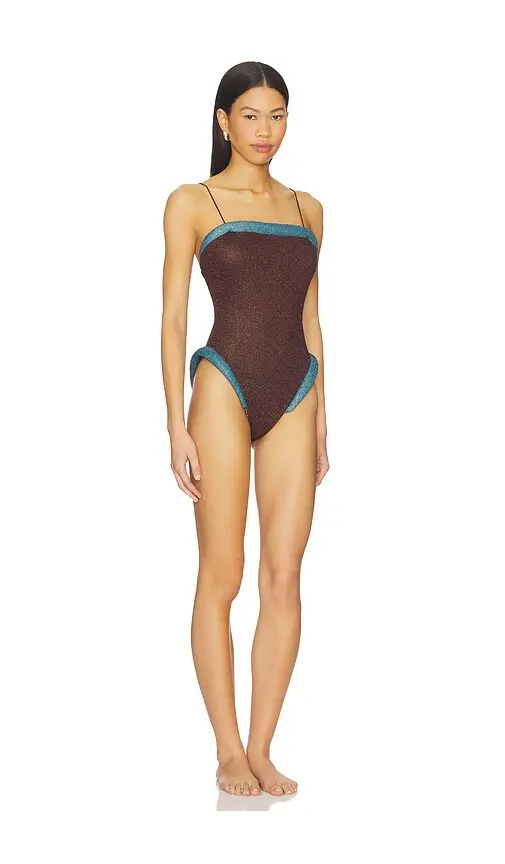 Oséree Lumiere 60s Maillot One Piece Swimsuit | Thumbnail 2