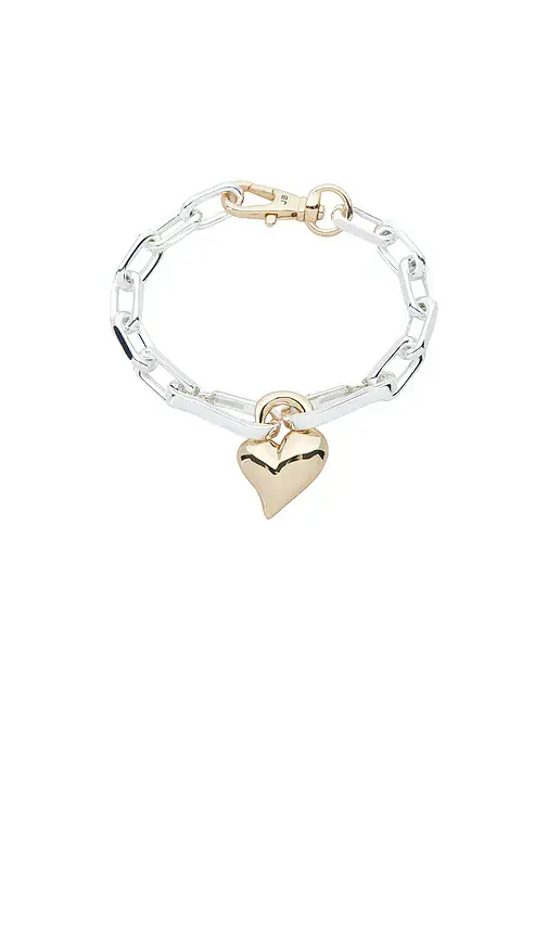 Jenny Bird Padlock Heart Chain Bracelet | Thumbnail 2