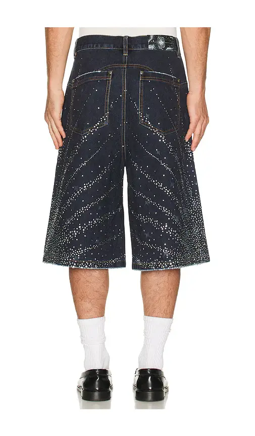 Birth Of Royal Child 20K Diamond Starlight Denim Shorts | Thumbnail 2