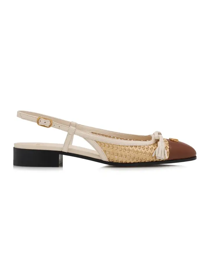 Valet Du Roi Leather Slingback Ballerinas Valet Du Roi Leather Slingback Ballerinas