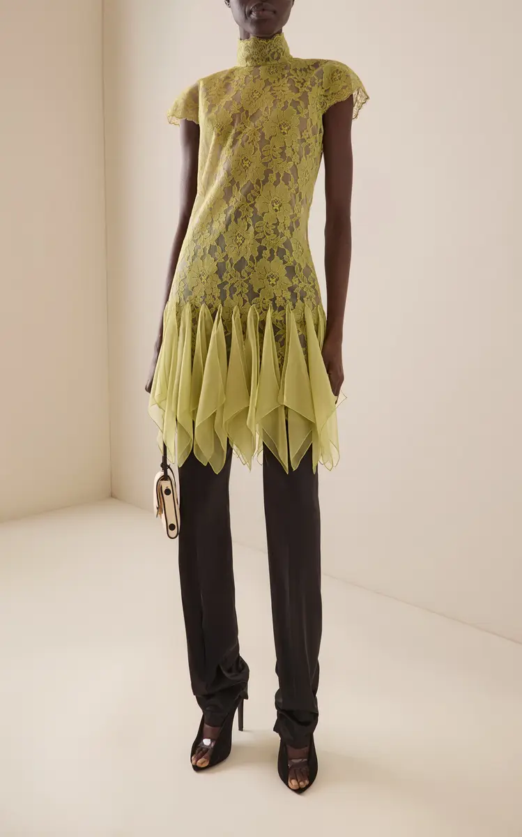 Valentino Garavani Tailored Elegance Silk-Blend Straight-Leg Pants | Thumbnail 3 Valentino Garavani Tailored Elegance Silk-Blend Straight-Leg Pants | Thumbnail 3