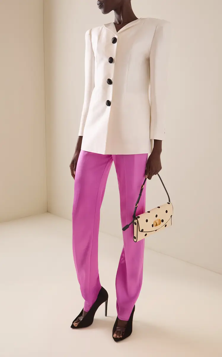 Valentino Garavani Tailored Elegant Silk Blazer | Thumbnail 3 Valentino Garavani Tailored Elegant Silk Blazer | Thumbnail 3
