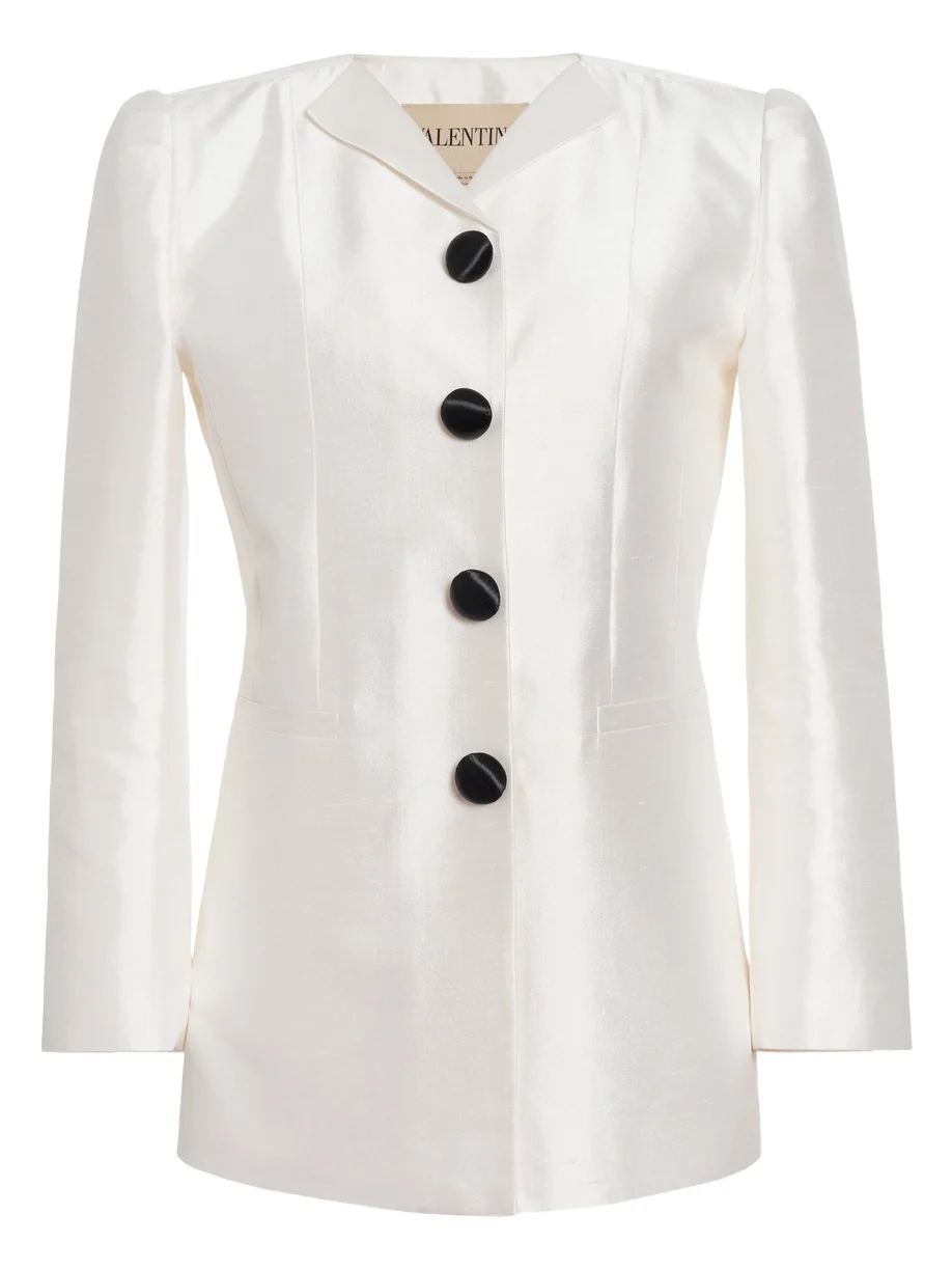 Tailored Elegant Silk Blazer