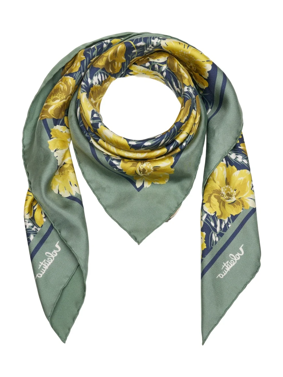 Printed Silk Scarf Printed Silk Scarf