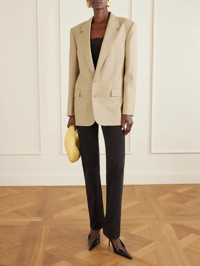 Saint Laurent Wool And Silk-blend Blazer | Thumbnail 2