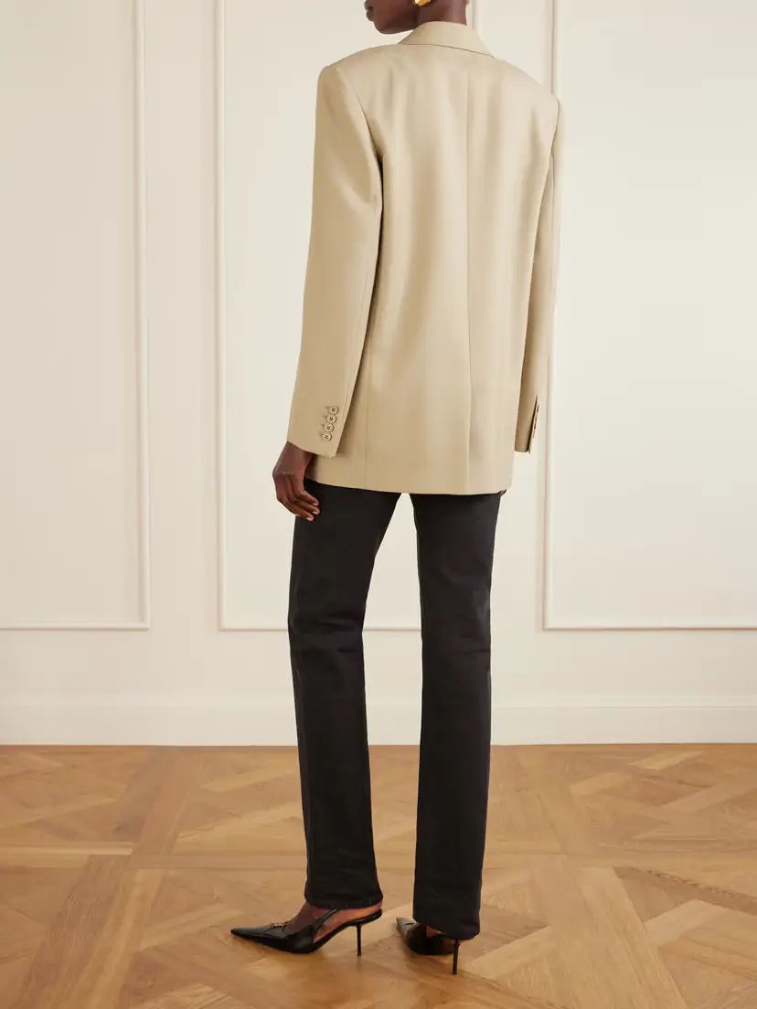 Saint Laurent Wool And Silk-blend Blazer | Thumbnail 3