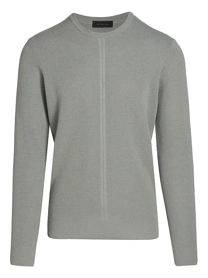 Men's COLLECTION Structure Crewneck Long-Sleeve Shirt Men's COLLECTION Structure Crewneck Long-Sleeve Shirt