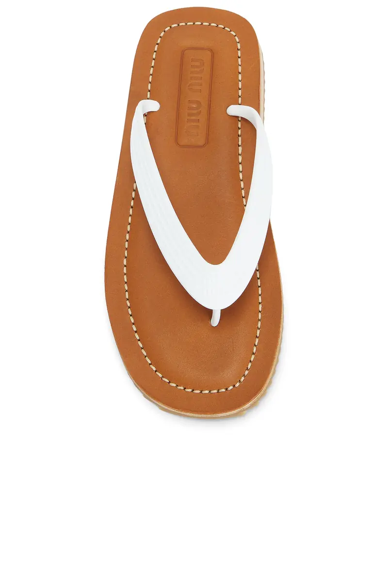 Miu Miu Infradito Sandal | Thumbnail 4 Miu Miu Infradito Sandal | Thumbnail 4