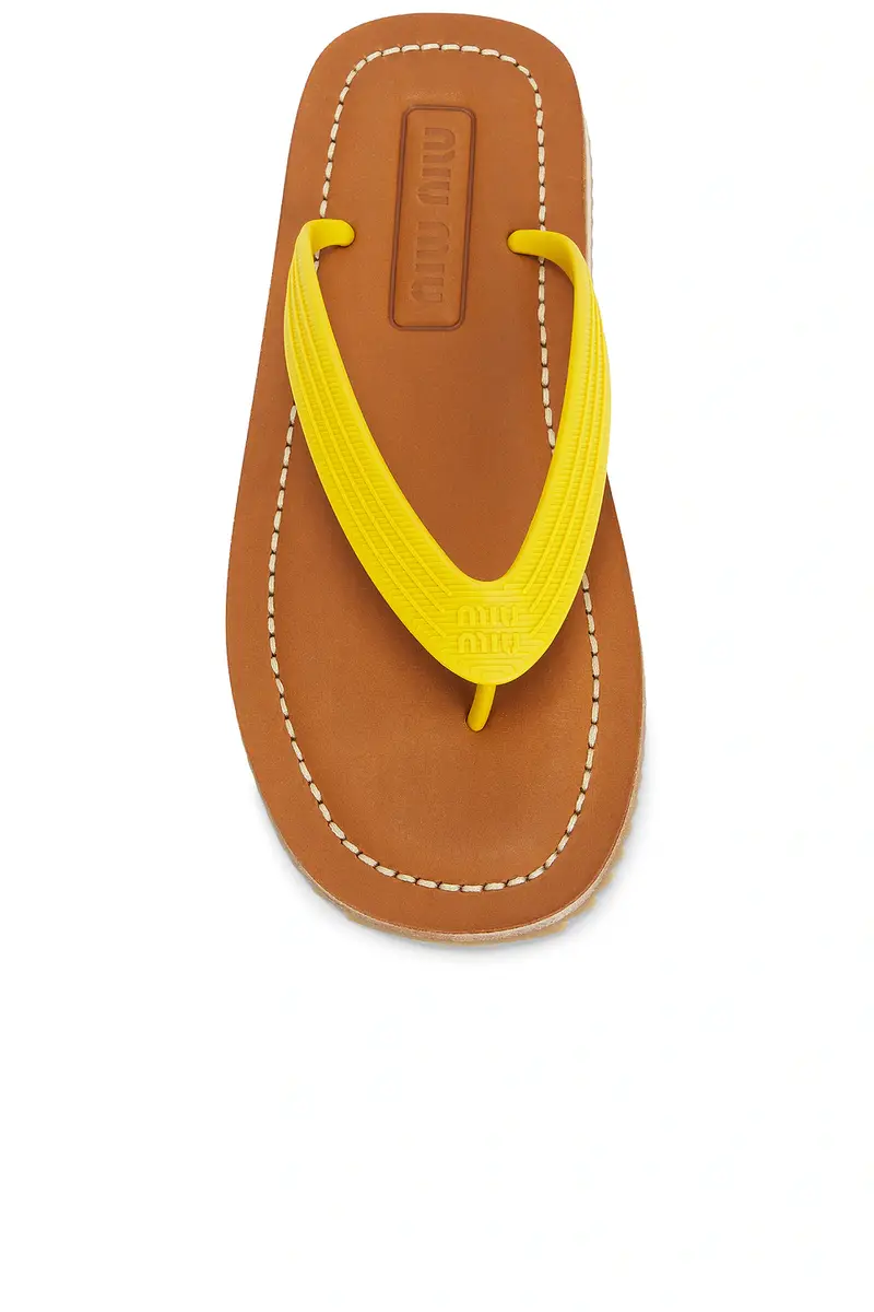 Miu Miu Infradito Sandal | Thumbnail 4 Miu Miu Infradito Sandal | Thumbnail 4