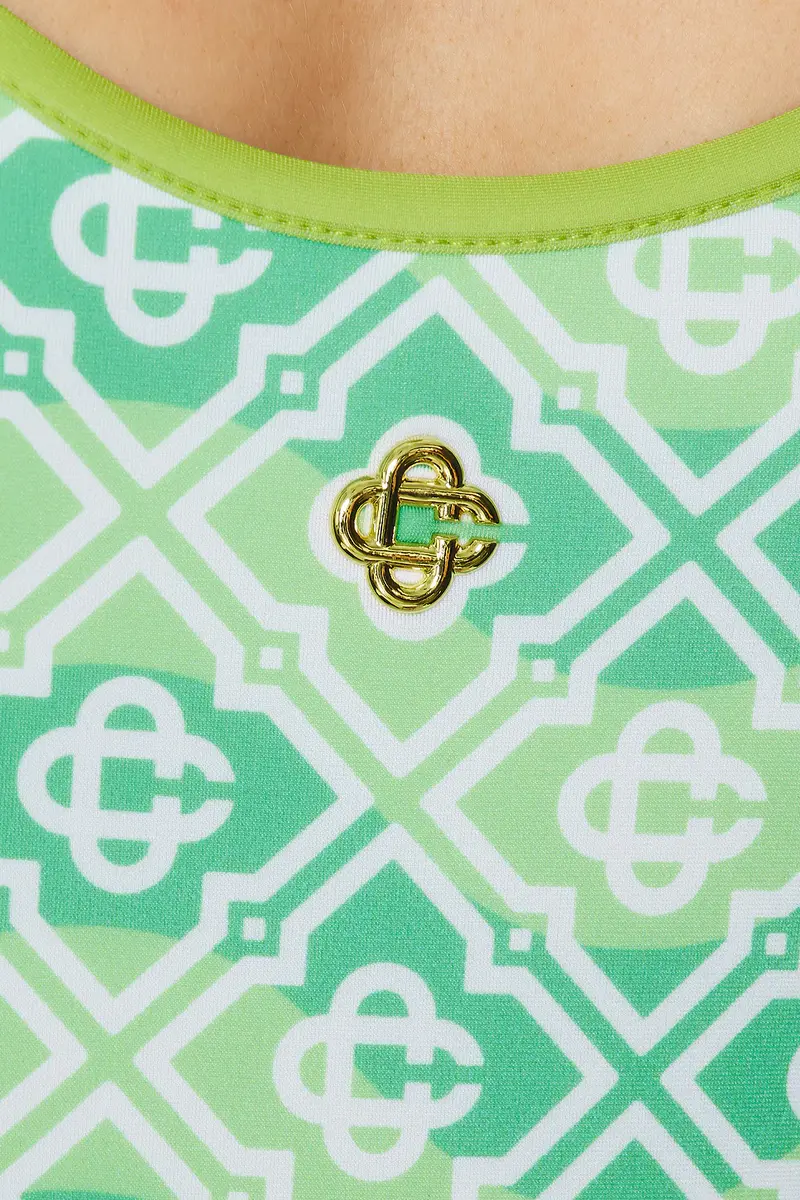 Casablanca Wavy Monogram One Piece Swimsuit | Thumbnail 5