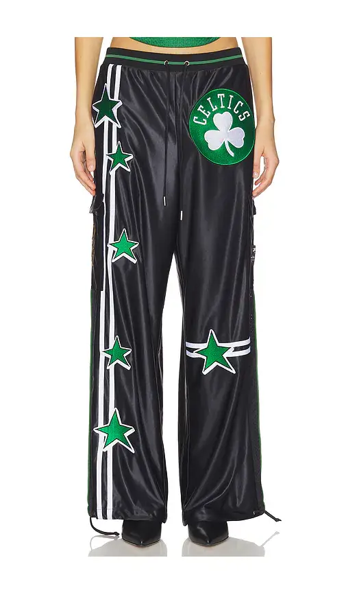 Off Season Boston Celtics Nylon Track Pant | Image 1 Off Season Boston Celtics Nylon Track Pant | Image 1
