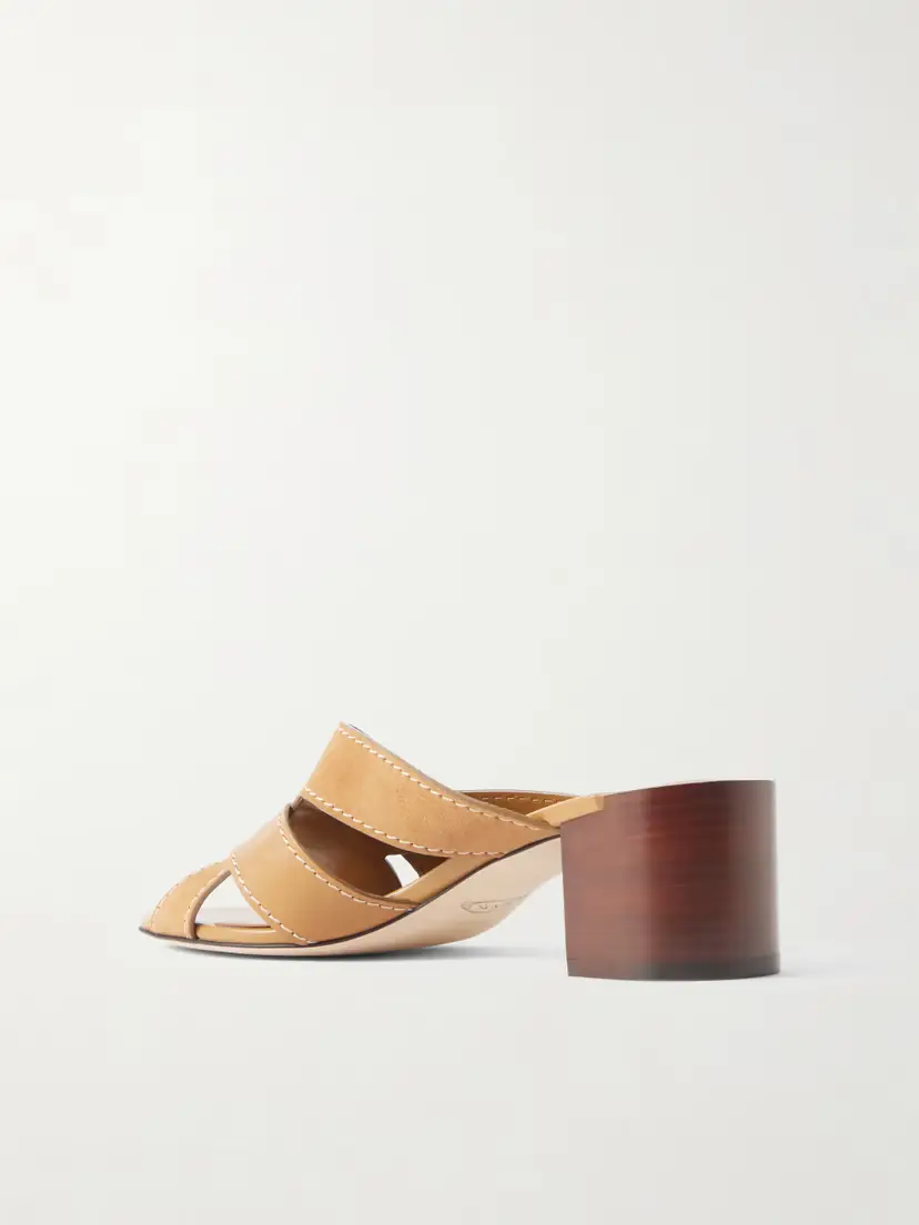 Tod's Suede And Leather Mules | Thumbnail 3