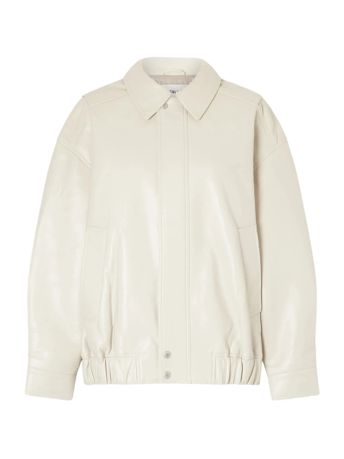 Aston Recycled Leather-blend Bomber Jacket Aston Recycled Leather-blend Bomber Jacket