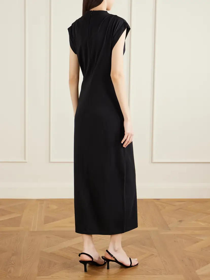 Anine Bing Alix Cotton-blend Midi Dress | Thumbnail 3 Anine Bing Alix Cotton-blend Midi Dress | Thumbnail 3
