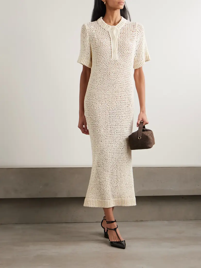 LIBEROWE Ollie Open-knit Maxi Dress | Thumbnail 2