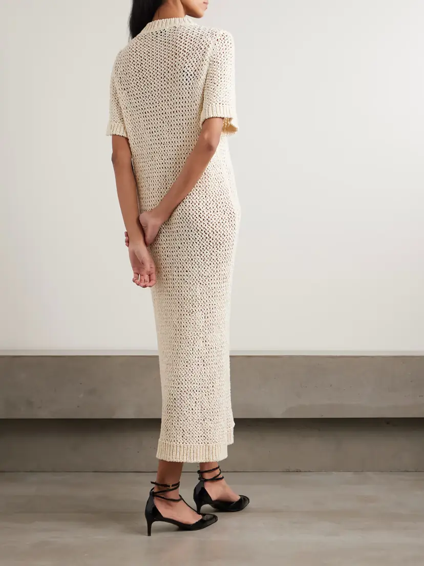 LIBEROWE Ollie Open-knit Maxi Dress | Thumbnail 3