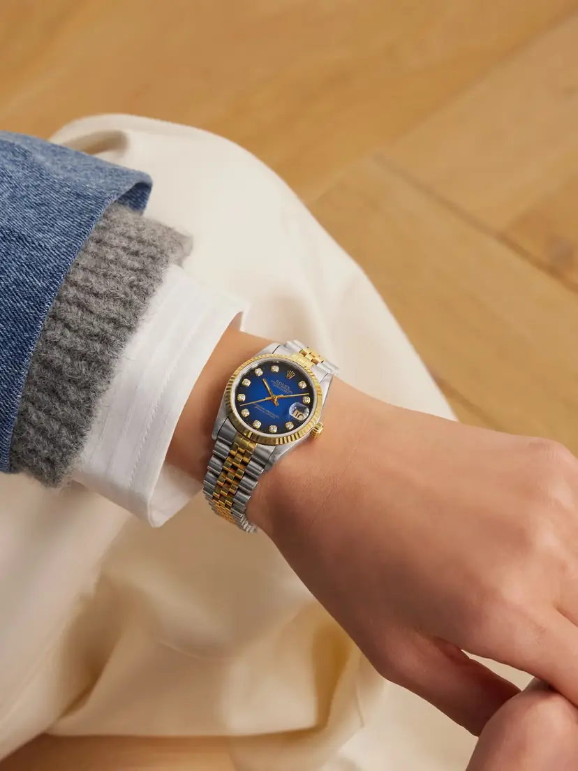 Stephanie Windsor + Rolex Vintage 1995 Datejust Automatic 31mm 18-karat Gold, Stainless Steel And Diamond Watch, Ref. No. 68273 (fits Up To 7" Wrist) | Thumbnail 2 Stephanie Windsor + Rolex Vintage 1995 Datejust Automatic 31mm 18-karat Gold, Stainless Steel And Diamond Watch, Ref. No. 68273 (fits Up To 7" Wrist) | Thumbnail 2