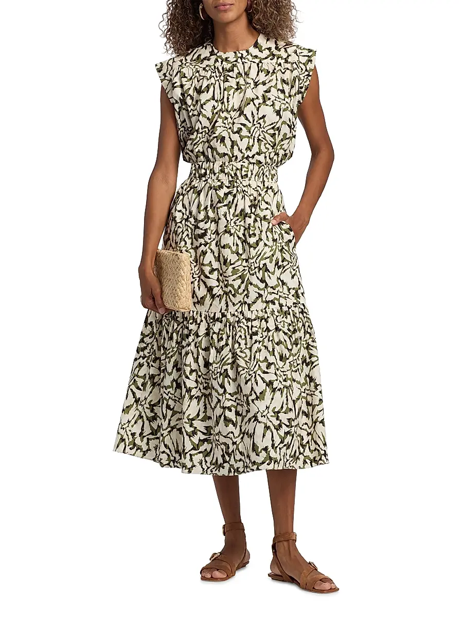 Misa Los Angeles Women's Itzel Floral Midi-Skirt | Thumbnail 2 Misa Los Angeles Women's Itzel Floral Midi-Skirt | Thumbnail 2