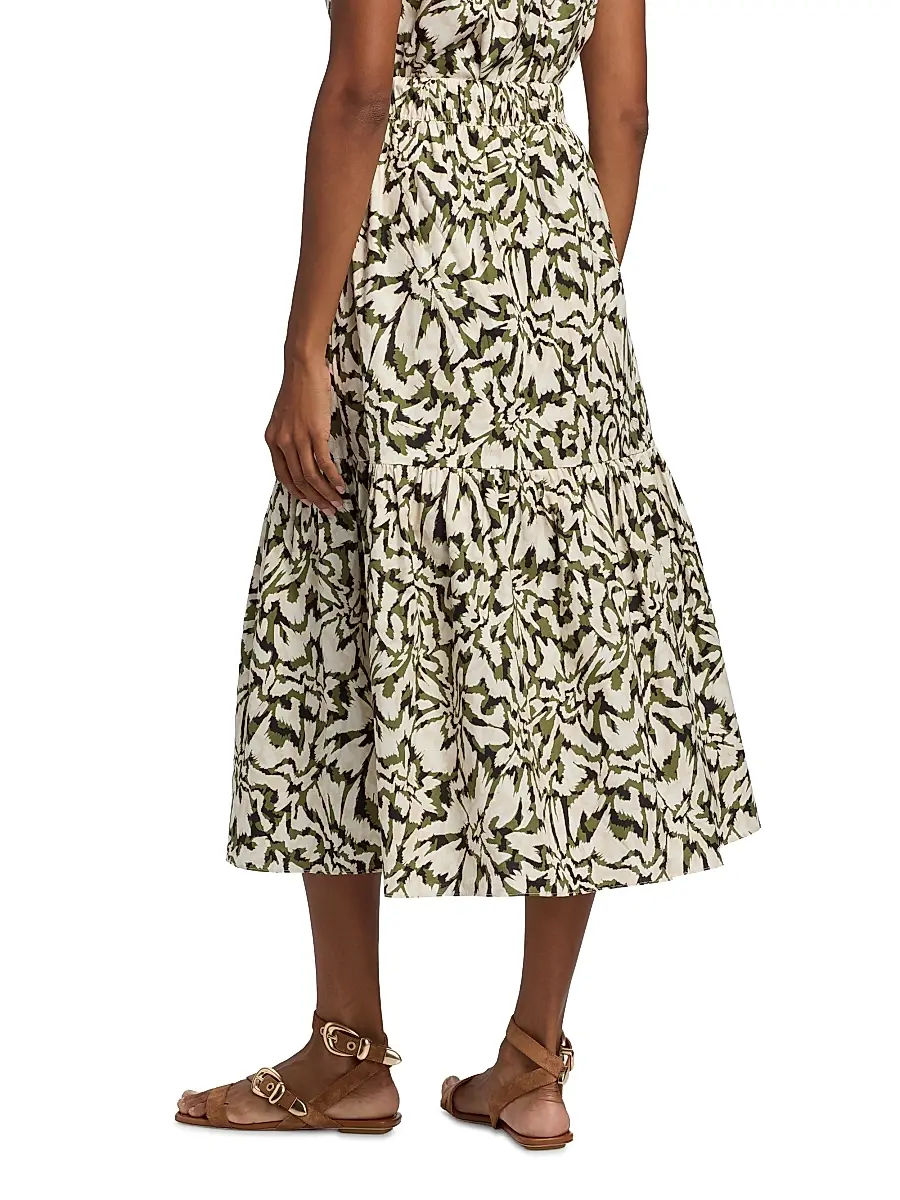 Misa Los Angeles Women's Itzel Floral Midi-Skirt | Thumbnail 5 Misa Los Angeles Women's Itzel Floral Midi-Skirt | Thumbnail 5