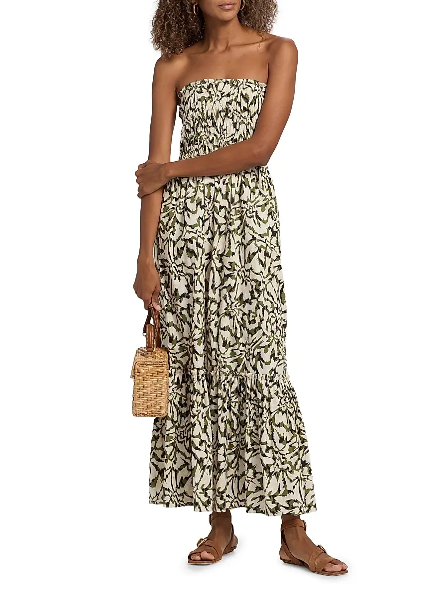 Misa Los Angeles Women's Sanya Floral Smocked Maxi Dress | Thumbnail 2 Misa Los Angeles Women's Sanya Floral Smocked Maxi Dress | Thumbnail 2