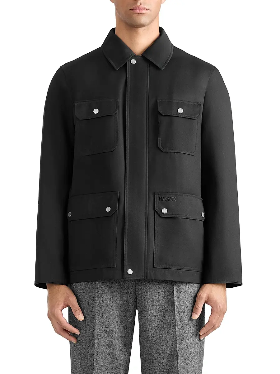Mackage Men's Bruno Twill Chore Jacket | Thumbnail 3 Mackage Men's Bruno Twill Chore Jacket | Thumbnail 3