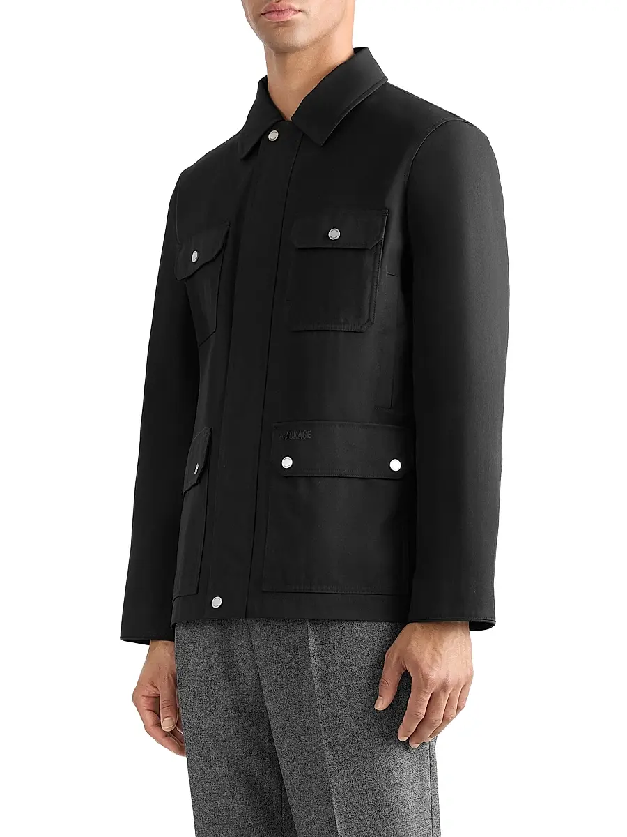 Mackage Men's Bruno Twill Chore Jacket | Thumbnail 4 Mackage Men's Bruno Twill Chore Jacket | Thumbnail 4