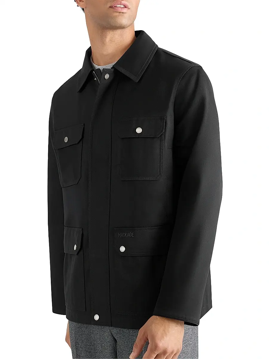 Mackage Men's Bruno Twill Chore Jacket | Thumbnail 8 Mackage Men's Bruno Twill Chore Jacket | Thumbnail 8
