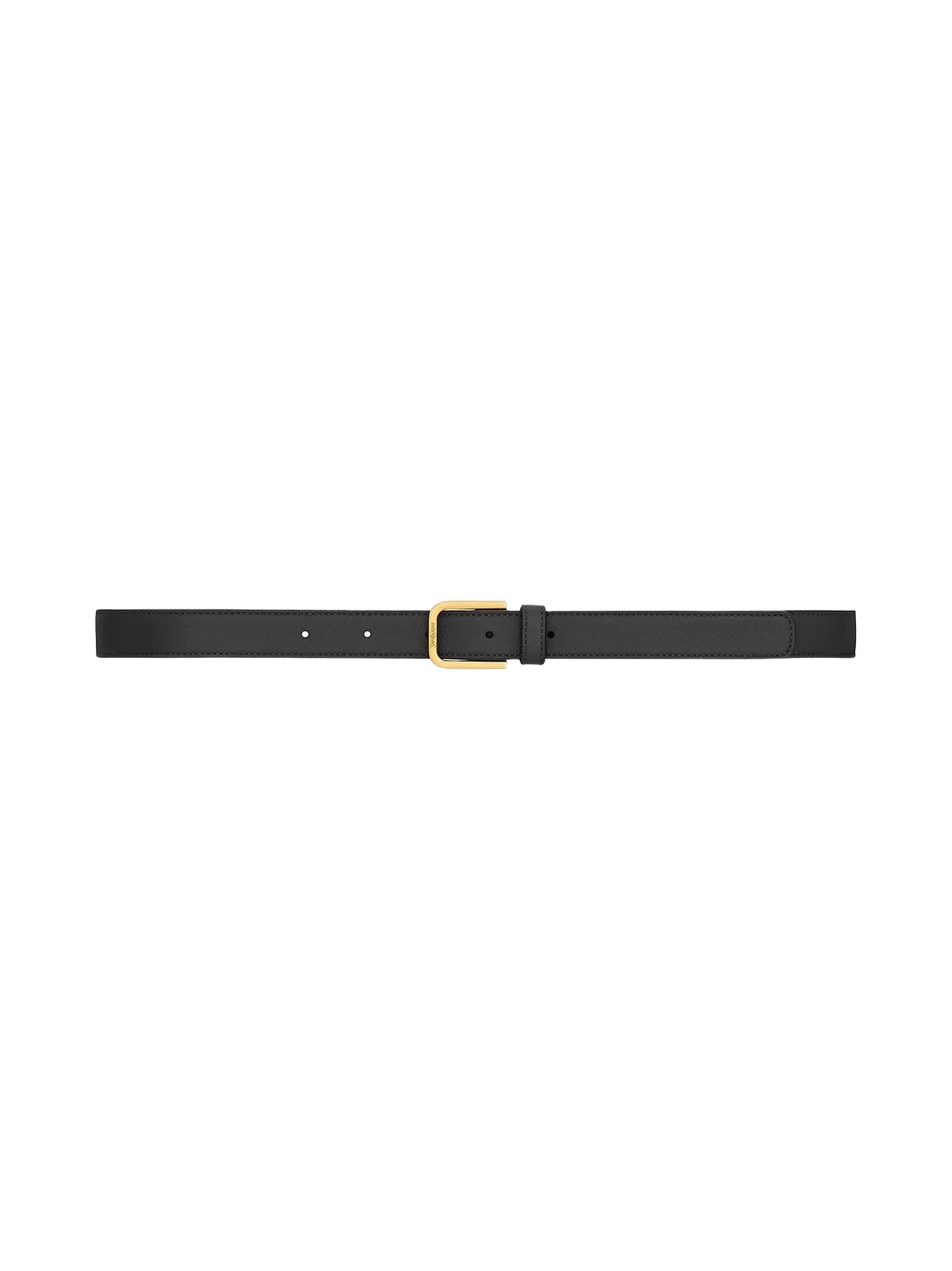 Women's Minimal Belt in Smooth Leather - Black Women's Minimal Belt in Smooth Leather - Black