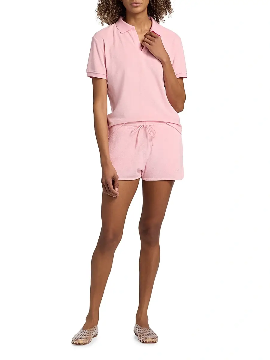 Hunza G Women's Cotton Polo Top | Thumbnail 2 Hunza G Women's Cotton Polo Top | Thumbnail 2