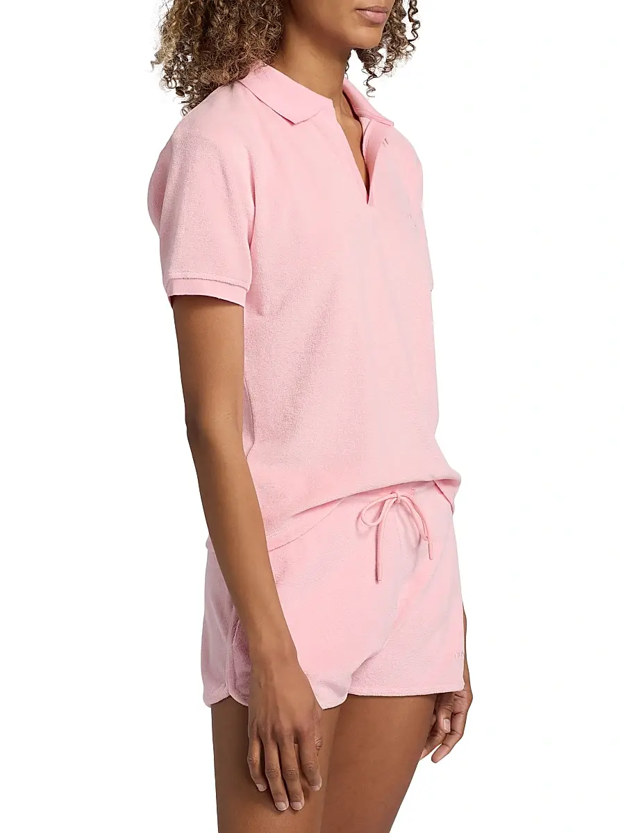 Hunza G Women's Cotton Polo Top | Thumbnail 4 Hunza G Women's Cotton Polo Top | Thumbnail 4