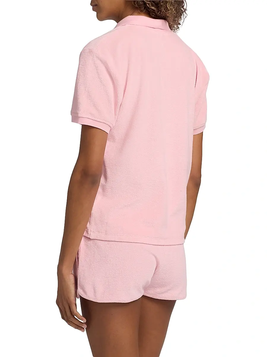 Hunza G Women's Cotton Polo Top | Thumbnail 5 Hunza G Women's Cotton Polo Top | Thumbnail 5