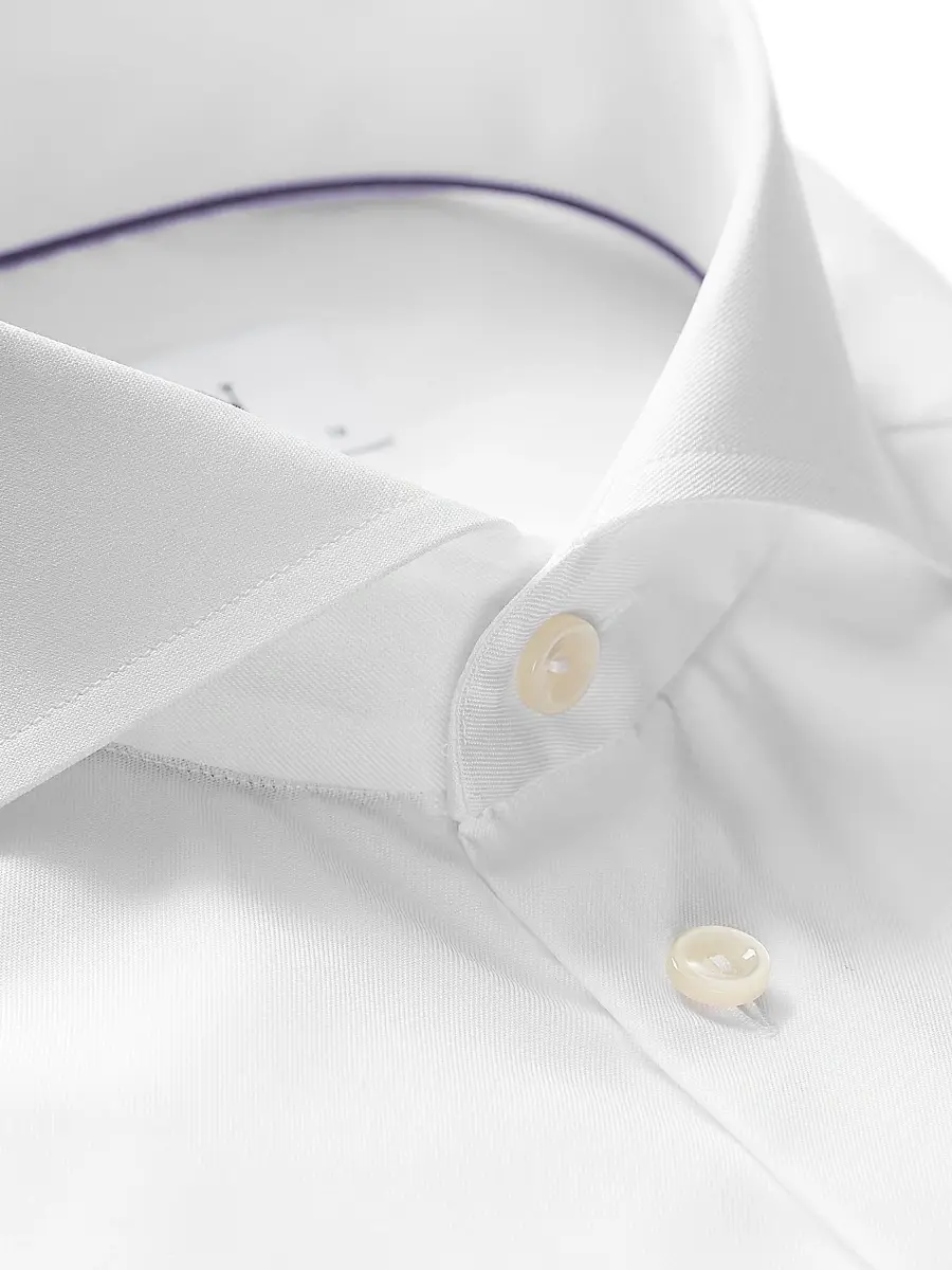 Eton Men's Cotton Slim-Fit Cutaway-Collar Dress Shirt | Thumbnail 2 Eton Men's Cotton Slim-Fit Cutaway-Collar Dress Shirt | Thumbnail 2