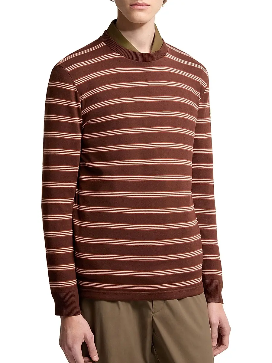Moncler Men's Sweatshirt in Cotton | Thumbnail 2 Moncler Men's Sweatshirt in Cotton | Thumbnail 2