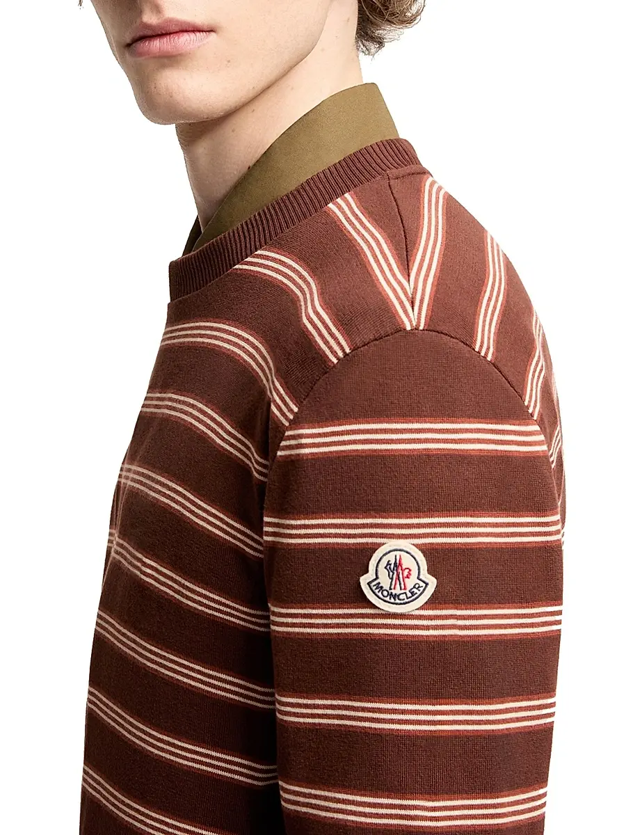 Moncler Men's Sweatshirt in Cotton | Thumbnail 4 Moncler Men's Sweatshirt in Cotton | Thumbnail 4