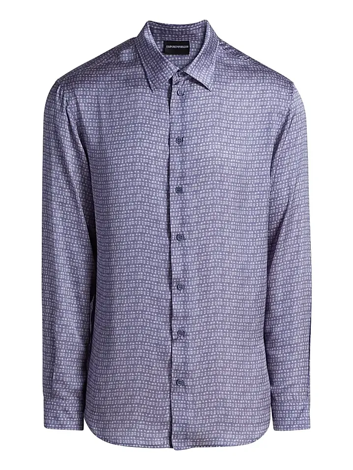 Men's Geometric Sport Shirt Men's Geometric Sport Shirt