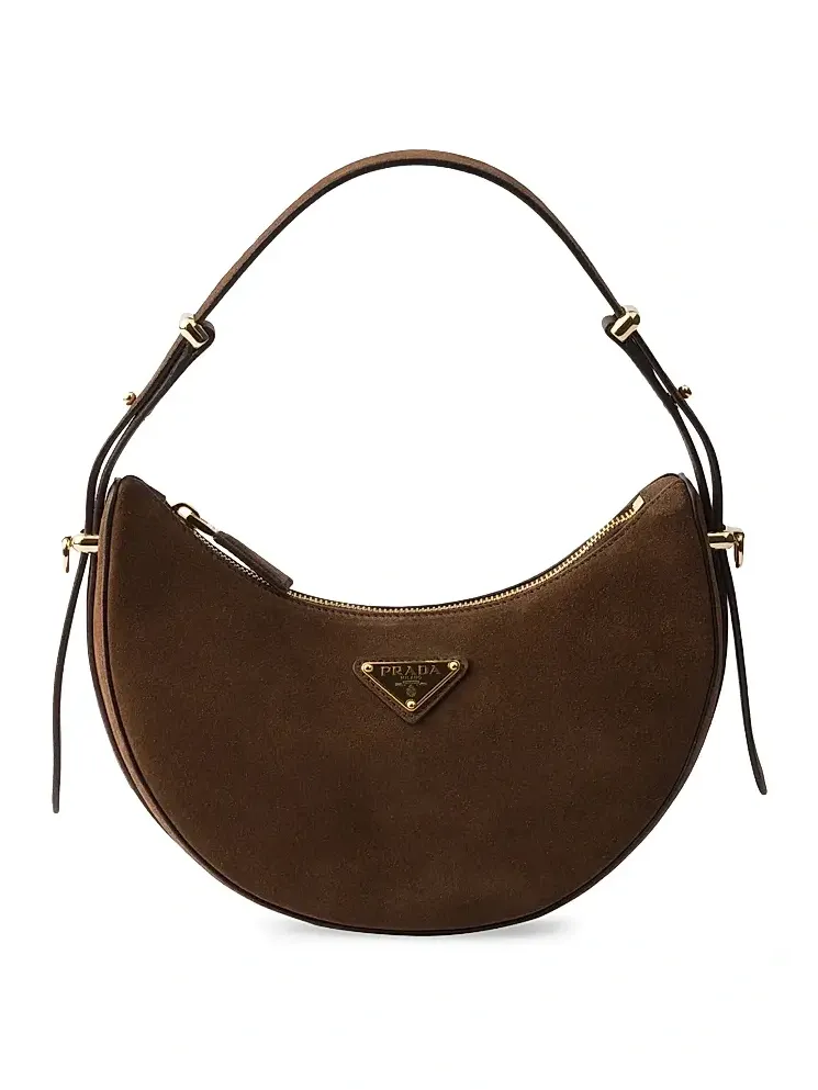 Women's Arque Mini Suede Shoulder Bag Women's Arque Mini Suede Shoulder Bag