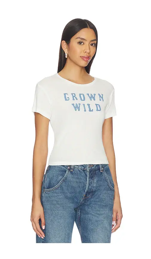 The Laundry Room Grown Wild Denim Baby Tee | Thumbnail 2 The Laundry Room Grown Wild Denim Baby Tee | Thumbnail 2
