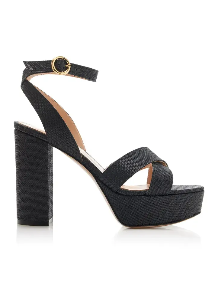 Sabrina Linen Platform Sandals Sabrina Linen Platform Sandals